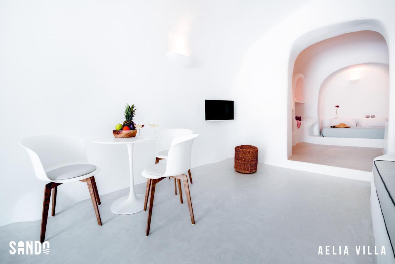 Sando Traditional Cave Villas With Jacuzzi And Sea View Vourvoúlos المظهر الخارجي الصورة