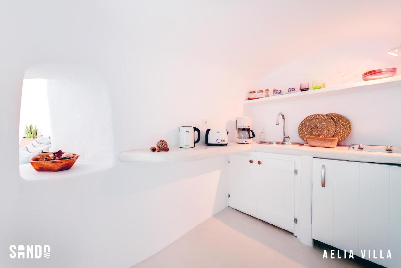 Sando Traditional Cave Villas With Jacuzzi And Sea View Vourvoúlos المظهر الخارجي الصورة