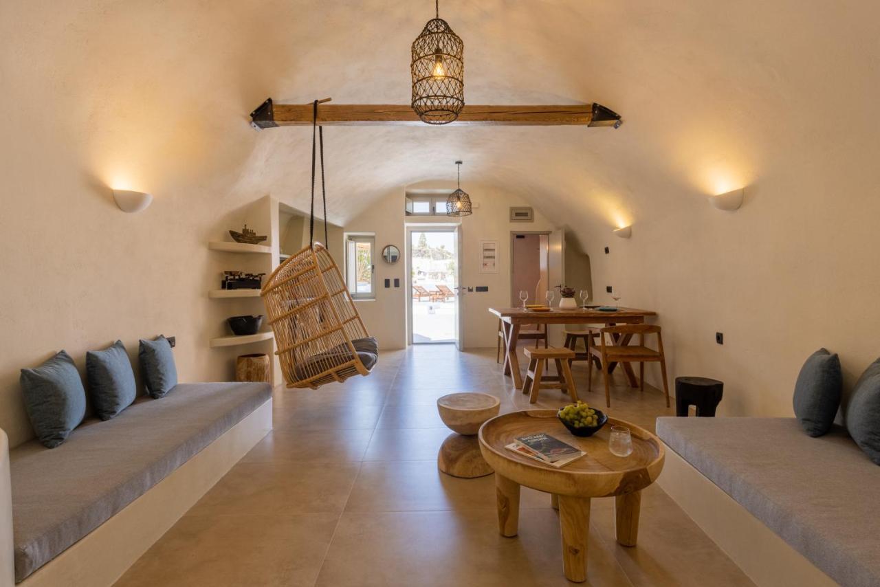 Vourvoúlos Sando Traditional Cave Villas With Jacuzzi And Sea View المظهر الخارجي الصورة